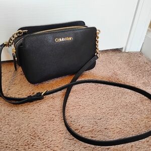 Calvin Klein black crossbody mini bag